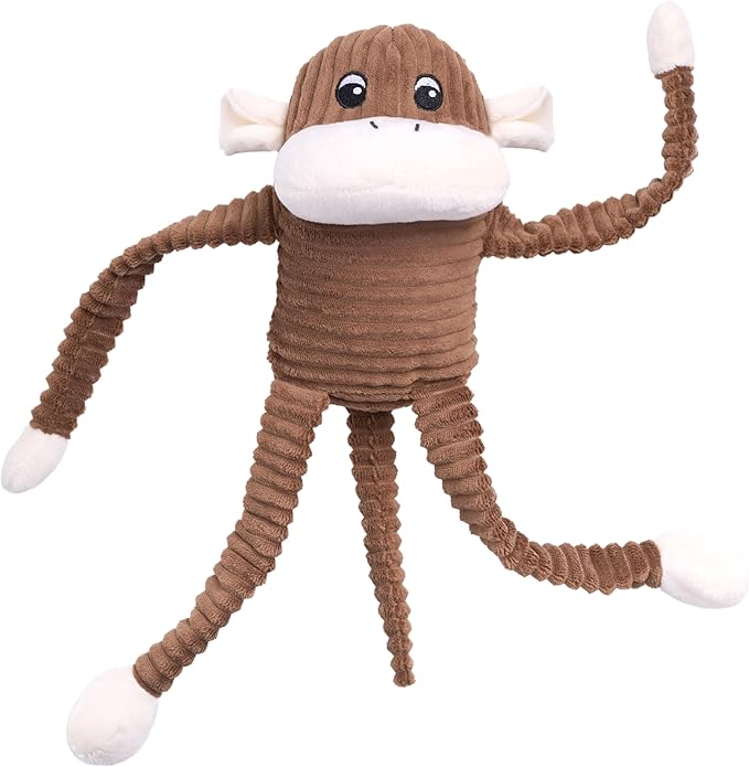 ZippyPaws Spencer The Crinkle Monkey, Large