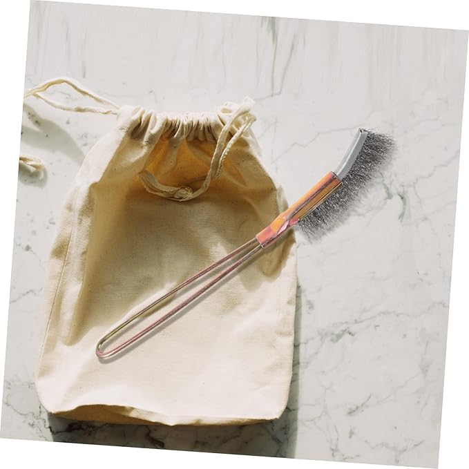 Levemolo 3pcs Bird Cage Cleaning Brush Handle Brushes for Bird Nest Cleaning Essential Pet Supplies