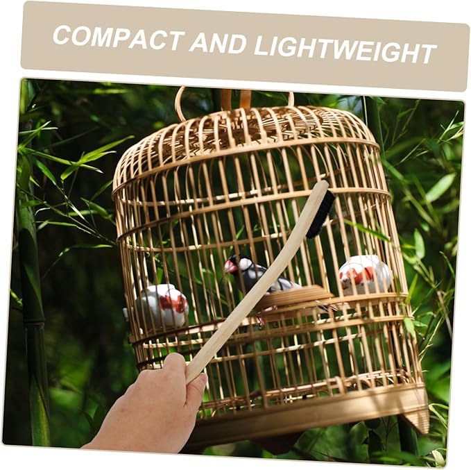 BESPORTBLE 3pcs Bird Cage Cleaning Brush Soft Bristles for Birdcage Maintenance Construction Portable Parrot Cage Cleaner Tool for Pet Owners
