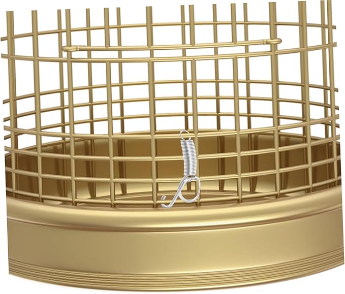LIOOBO 10pcs Multi-Purpose Rabbit Cage Door Spring Hook Feeder Hanger for Bird Cages and Animal Habitats Easy to Install and Secure