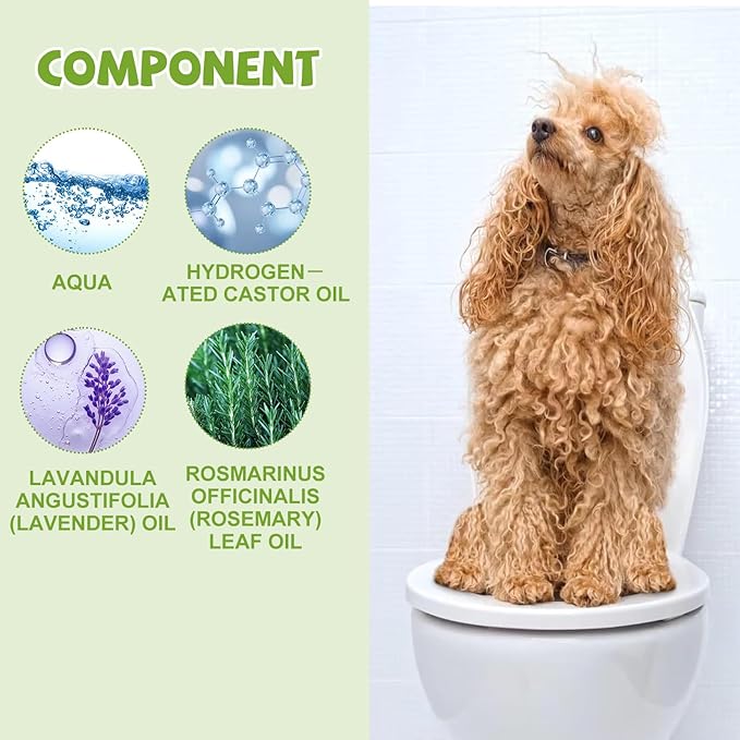 JoanofArc Dog Potty Spray Set, Potty Training Spray for Dogs, Cat Litter Here Training Spray, Stops Urination & Marking, Indoor and Outdoor Use Toilet Training Aid, 30ml