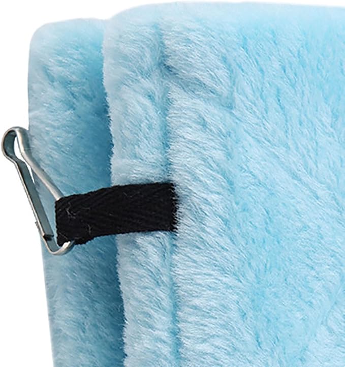 CHICIRIS Bird Hanging Tent Soft Plush Cozy Hammock for Winter Warm Bed Pet Toy for Small Medium Birds (S)