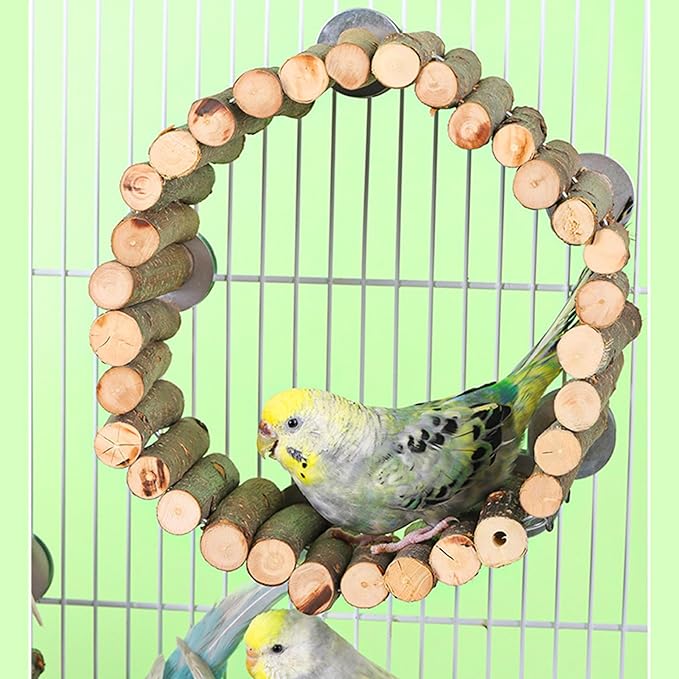 2PCS Bird Gym Stand Toy Birdcage Climbing Ladder Grinding Chewing for Small Birdcage Accessories Pet Supply Grinding