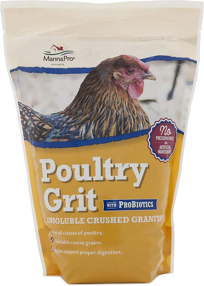 Manna Pro Crushed Oyster Shell and Poultry Grit Bundle (6-Pack)