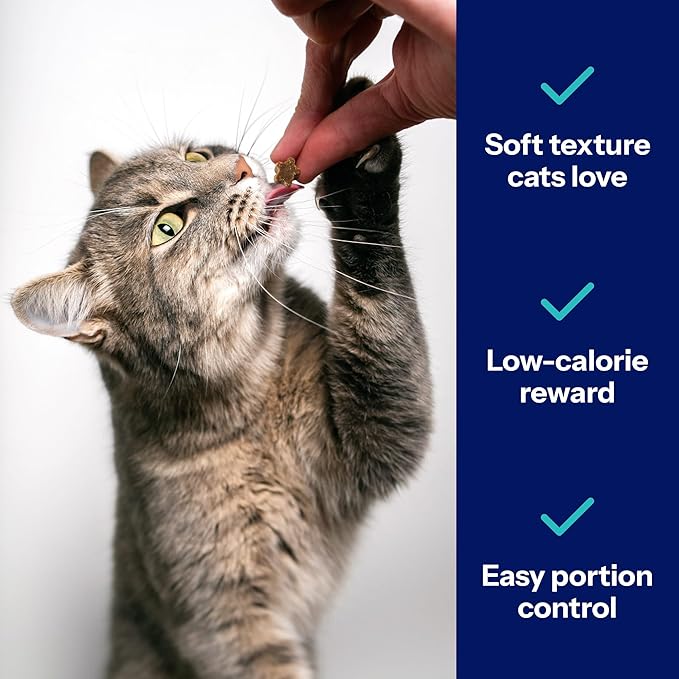 Covetrus Nutrisential Lean Treats for Cats - Soft Cat Treats for Small, Medium, Large Cats - Nutritional Low Fat Bite Size - Chicken Flavor - 6 Pack - 3.5oz