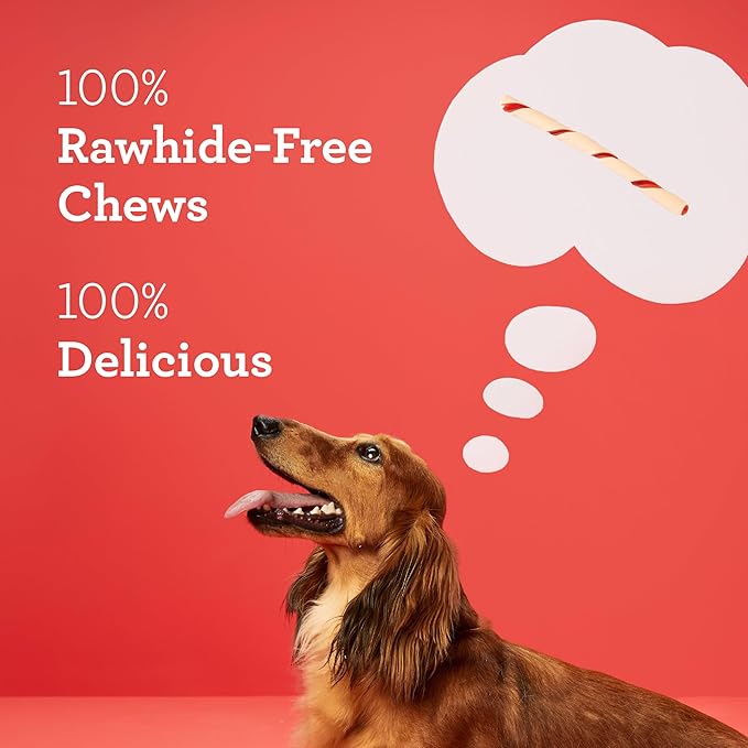 DreamBone Twist Sticks Chews for Dogs, Treat Your Dog to Easy-to-Digest Rawhide-Free Chews Made with Real Vegetables and Chicken, 50 Count
