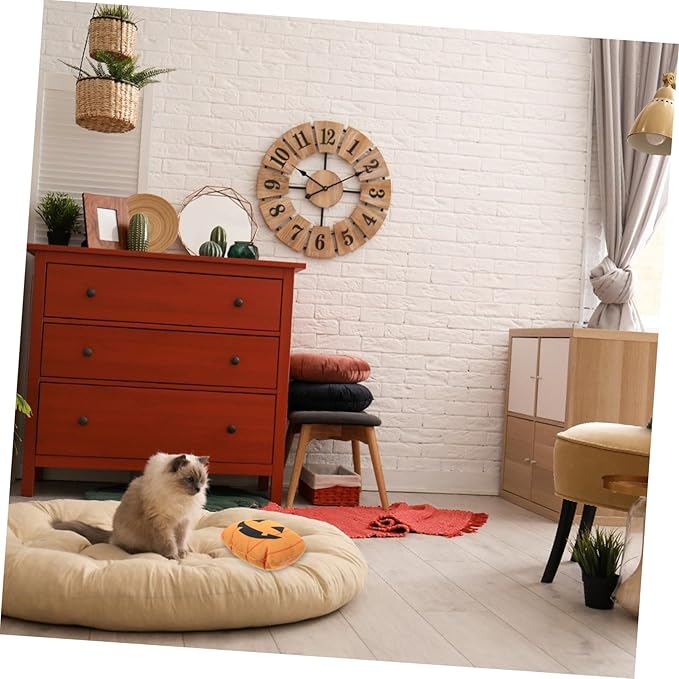 COLLBATH Soft Pumpkin Catnip for Cats and Kittens Bite-Resistant Interactive Chew to Stimulate Instincts and Keep Indoor Cats Active and Happy