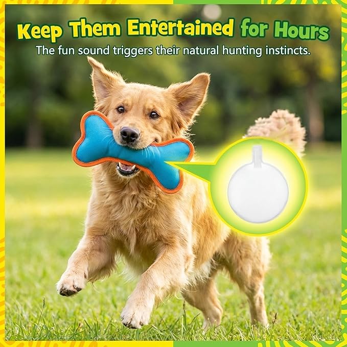 InnoHHustle 12 Pcs Squeakers for Dog Toys 40mm Plush Toy Repair Reed Insert Airbags Replacement Round Clear Cat Toy Noise Maker Large Dog Toyes Squeakers for Pet Dogs Cat Toys Repair Supply