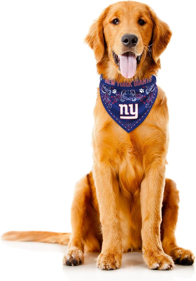 Littlearth NFL Reversible Pet Bandana - Officially Licensed Teams, Sizes XS to XL