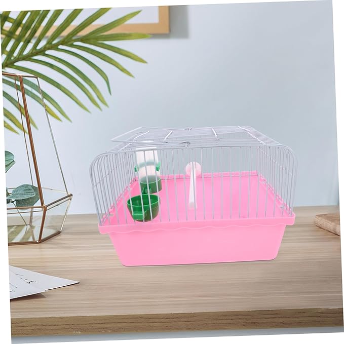 VICASKY Multifunctional Portable Bird Cage for Parrots and Cockatiels with Perch Food Box Water Dispenser Lightweight Travel Carrier for Small Pets and Lovebirds