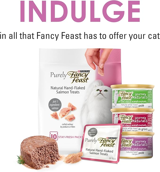 Fancy Feast Purina Limited Ingredient Cat Treats, Savory Cravings Beef Flavor - 3 oz. Box (Pack of 2)