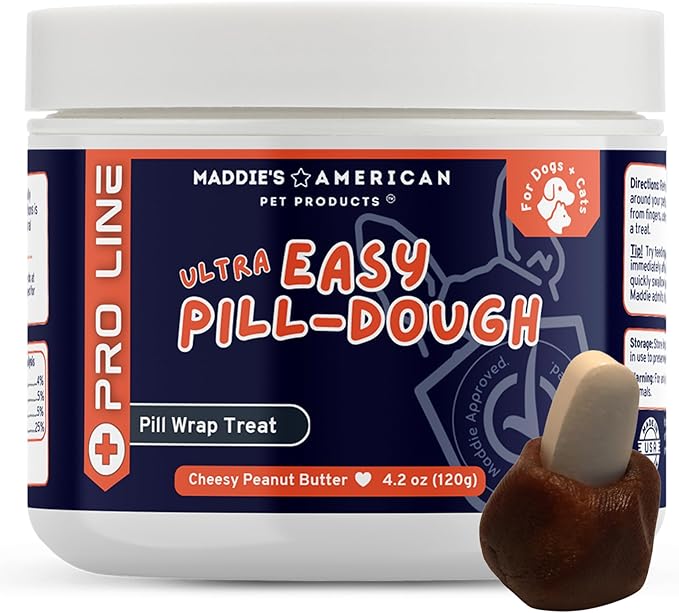 Ultra Easy Pill-Dough Treat Paste Wrap for Dogs & Cats - Forms a Custom Pocket to Hide Pet Medications - Pro Line