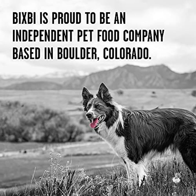 BIXBI Liberty Freeze-Dried Dog Food Topper & Treats, Chicken – 98% Meat & Organs, No Refrigeration – USA Made, 12 oz