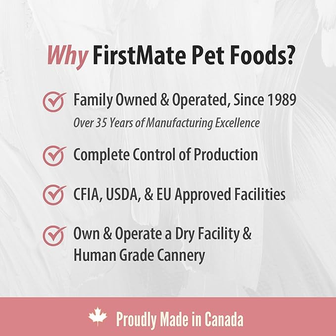 FirstMate Grain Friendly Senior Dog Food, 5 LB