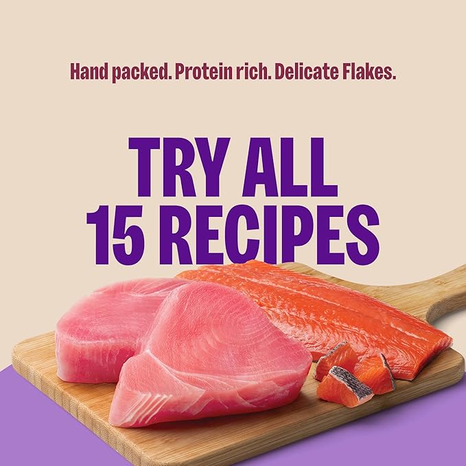 Wellness CORE Signature Selects Flaked Adult Wet Cat Food,Natural,Protein-Rich,Grain Free,2.8 Ounce (Skipjack Tuna & Wild Salmon),(Pack of 24)