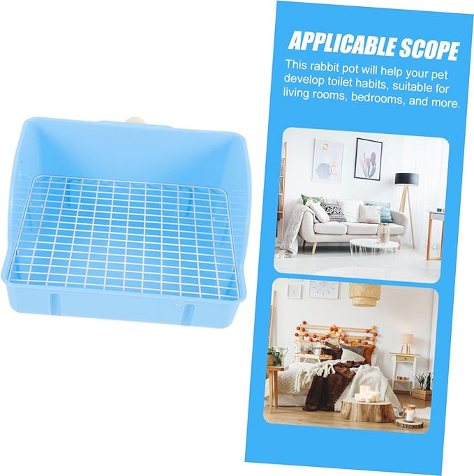 Large Portable Litter Box Detachable for Indoor Use Helps Develop Toilet Habits for Pets Suitable for Living Rooms and Gardens