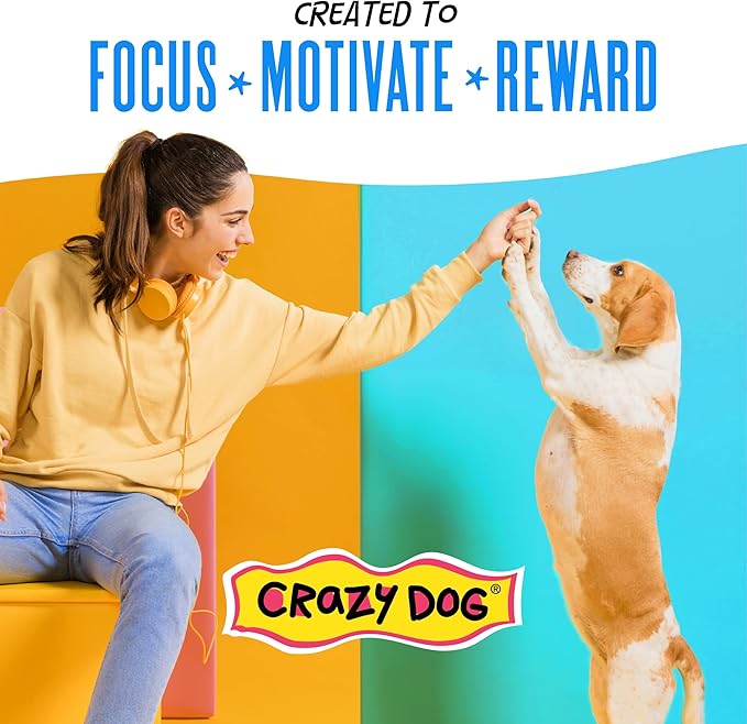 Crazy Dog Train-Me! Training Reward Dog Treats 16 Oz.,Chicken Regular