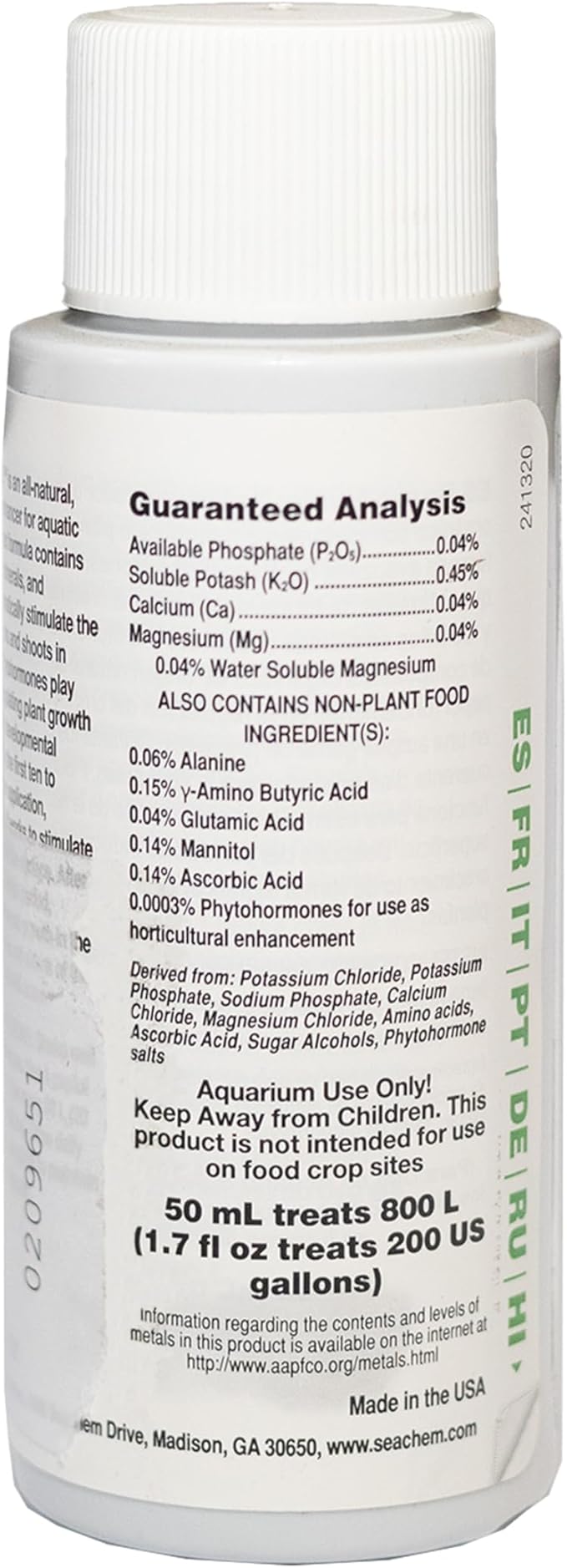 Seachem Flourish Advance Growth Supplement - Aquatic Plant Aid 50 ml