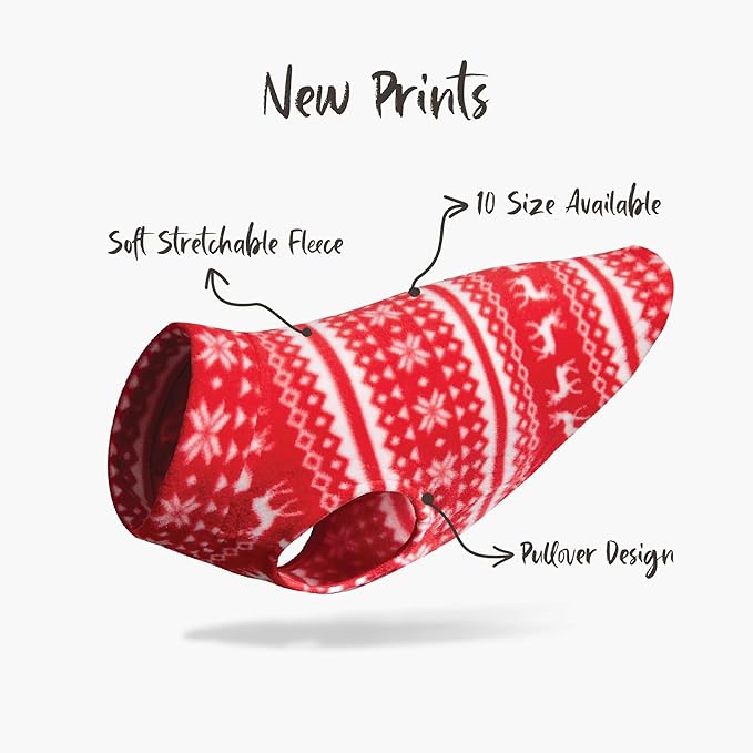 Gooby - Stretch Fleece Vest, Pullover Fleece Vest Jacket Sweater for Dogs, Argyle Blue, 2X-Large