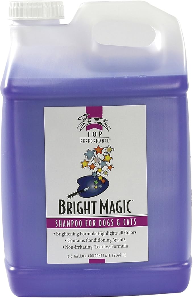 Top Performance Bright Magic Dog and Cat Shampoo, 2-1/2-Gallon