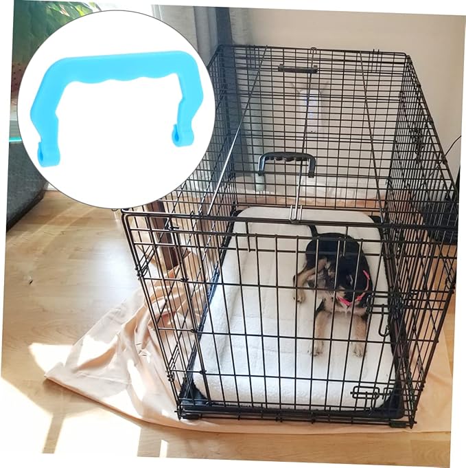 10pcs Portable Pet Cage Handle Set Detachable Plastic Grippers for Bird and Dog Cages Comfortable Design for Outdoor Travel for Pet Accessories