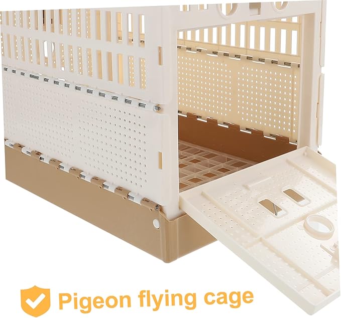 KESYOO Foldable Abs Pigeon Cage Breathable Private Resting Space for Racing Pigeons Portable and Easy to Store Pet Accessory for Domestication and Release