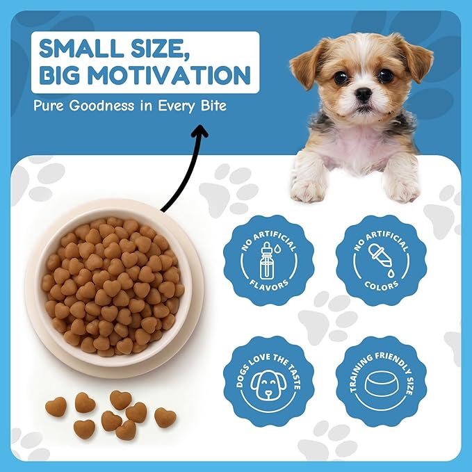 Loving Pets Houndations Lamb Dog Training Treats | All Natural | 2.6 Calories Per Treat | Grain-Free, Wheat-Free, Gluten-Free & Corn-Free | For Small Dogs & Puppies, 4 oz