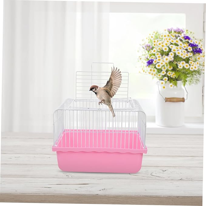 Milisten Small Bird Holder Portable Pet Carrier for Lovebirds Parakeets Pigeons Lightweight and Easy to