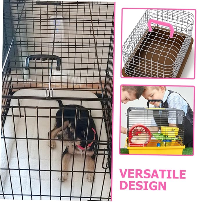 20pcs Portable Detachable Cage Handle for Birds and Pets Comfortable Grip for Outdoor Use Lightweight Design Includes and Handles