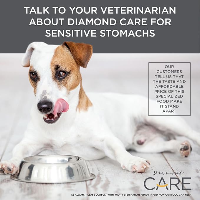 DIAMOND CARE Dry Dog Food Sensitive Stomach 8lb