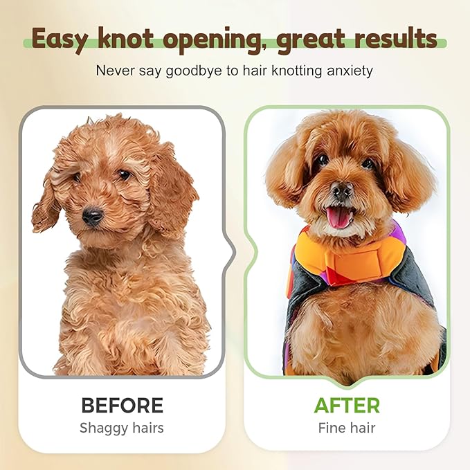 Pet Hair Removal Comb Flea Comb, 2025 Upgrade Cat Grooming Brush, Cat Brush with Release Button, De-Shedding Hair, Dog Grooming Supplies, Fine-Tooth Massage (Blue+Green)