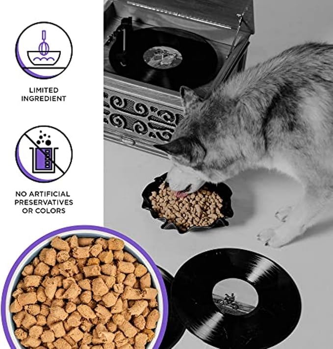 BIXBI Liberty Freeze-Dried Dog Food Topper & Treats, Lamb – 97% Meat & Organs, No Refrigeration – USA Made, 4.5 oz