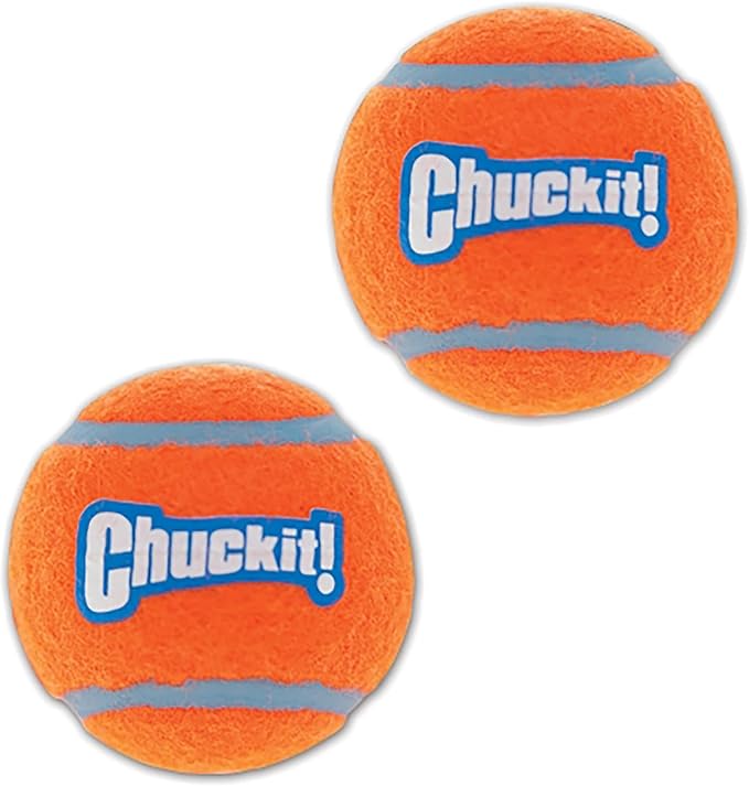 Chuckit! Dog Tennis Ball Dog Toy, Large (3 Inch Diameter) for Dogs 60-100 lbs, Pack of 24