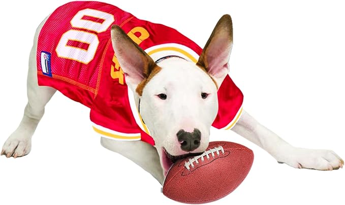 NFL Kansas City Chiefs Dog Jersey - Medium, Football Jersey Costume for Dogs