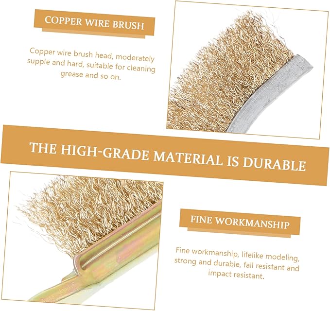1Set Long Handle Bird Cage Cleaner Brush Wire Brush with Angled Heads for Cleaning of Bird Cages Bird Cage Accessories for