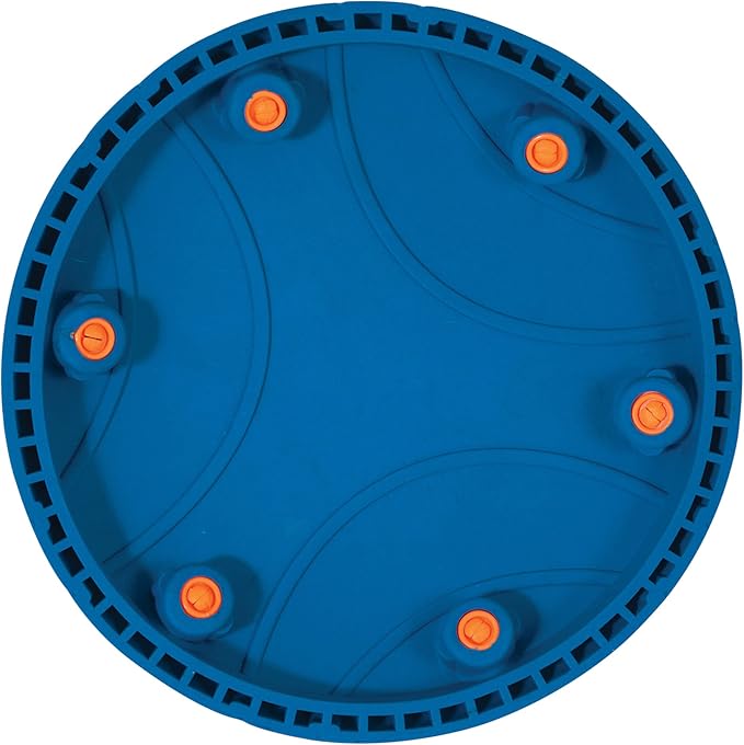Chuckit! Whistle Flight Outdoor Dog Fetch Toy, Orange/Blue, 10.6" x 1.2" x 11.1", For Medium to Large Dogs