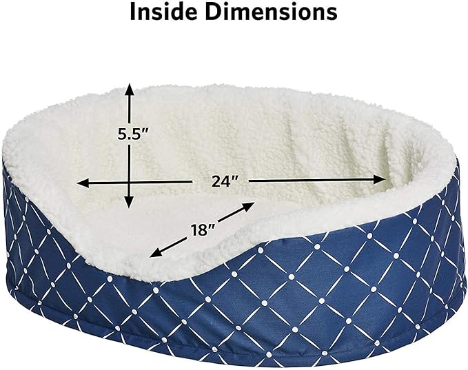 MidWest Homes for Pets CU29BLD Couture Orthopedic Cradle Pet Bed for Dogs & Cats, Medium