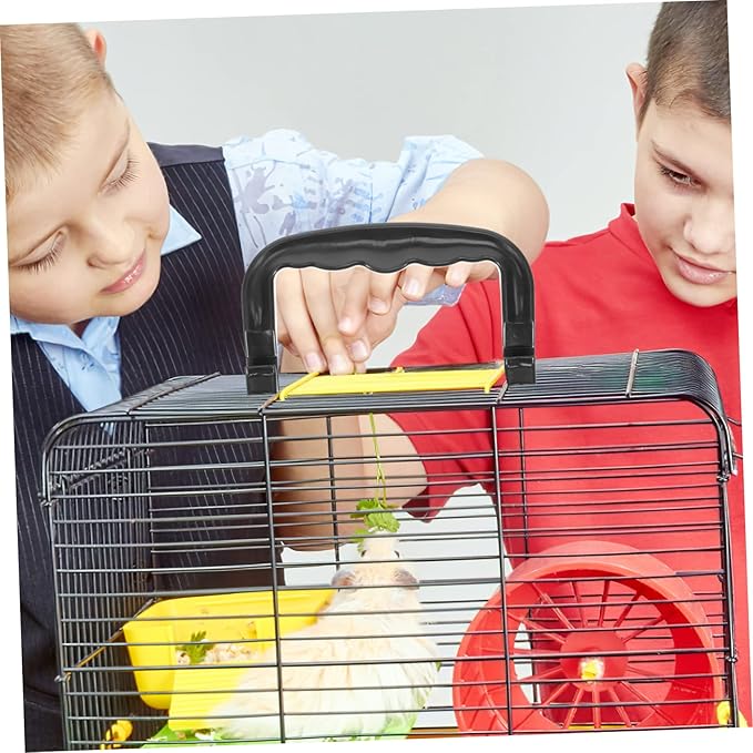 5pcs Portable Plastic Bird Cage Handle Ergonomic Lightweight Lifting Grip for Pet Carriers Suitable for Hamsters and Birds Design for Outdoor Use