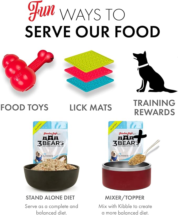 3 Bears Fish Dog Food - 1lb