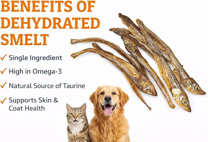Air Dried Smelt Naturally Crunchy, Protein-Rich Snack Made from a Single Ingredient: Wild- Caught Smelt Omega-3s Help Reduce Inflammation.