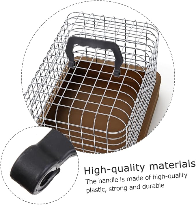 VANZACK 30pcs Detachable Plastic Bird Cage Handle for Outdoor Use Comfortable Grip for Pet Carriers and Crates for Animal Cages