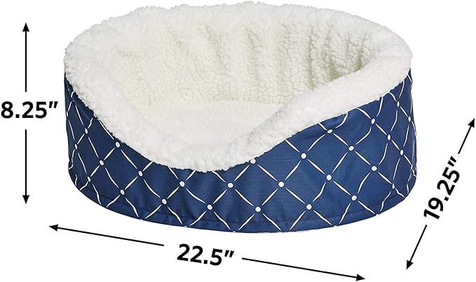 MidWest Homes for Pets CU25BLD Couture Orthopedic Cradle Pet Bed for Dogs & Cats, Small