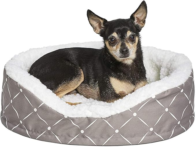 MidWest Homes for Pets CU20MRD Couture Orthopedic Cradle Pet Bed for Dogs & Cats, X-Small