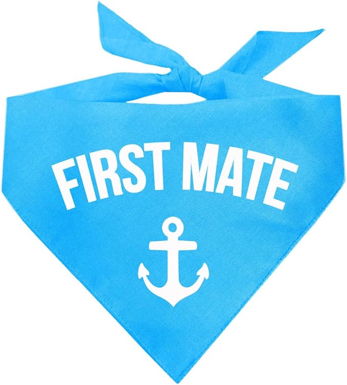First Mate Dog Bandana (Turquoise, XS 264)