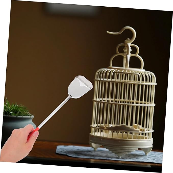 YARNOW 2pcs Bird Cage Cleaning Brush Set Droppings Shovel Easy to Use Tools for Bird and Small Animal Cage Maintenance Versatile