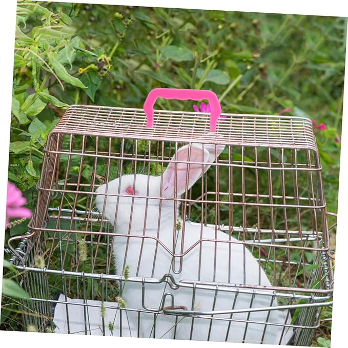 VICASKY 20pcs Plastic Pet Cage Handles Multi-use Birdcage Hamster Accessories Smooth Non-breakable Design for Easy Pet Care
