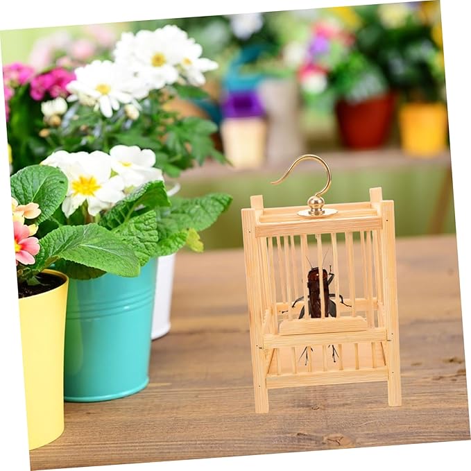 BESPORTBLE Square Cage Habitat Box for Pets Weaving Breeding Cage Portable Design for and Storage for Critter and Budgie Nesting