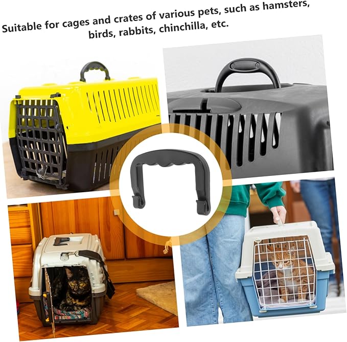 Totority Detachable Birdcage Handles Plastic Handles for Pet Cage Dog Crate Cat Carrier Comfortable and Easy to Carry