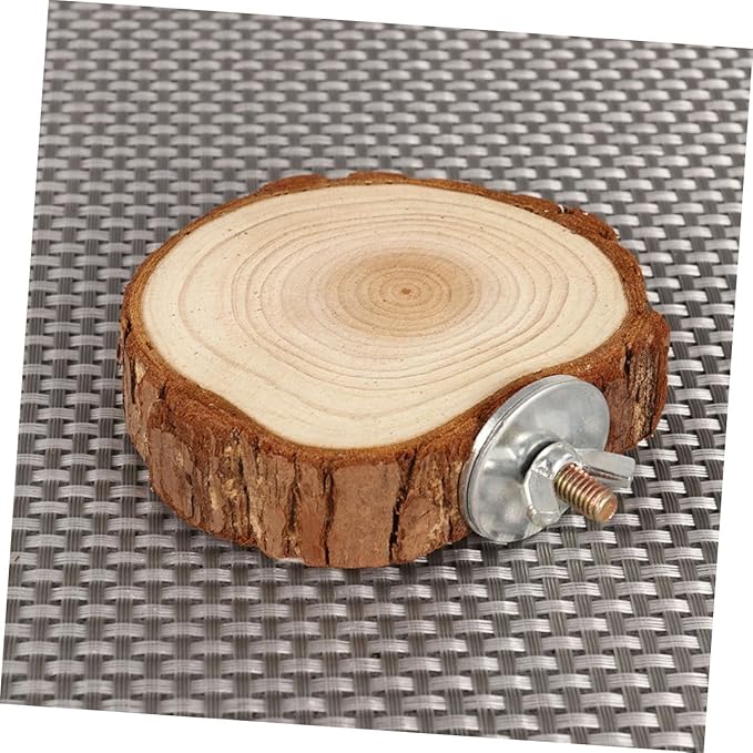 2Pcs Wooden Bird Platforms for Parrots and Hamsters Multi-Use PET Jump Board Household Parrot Playing Board Bird Cage Accessories
