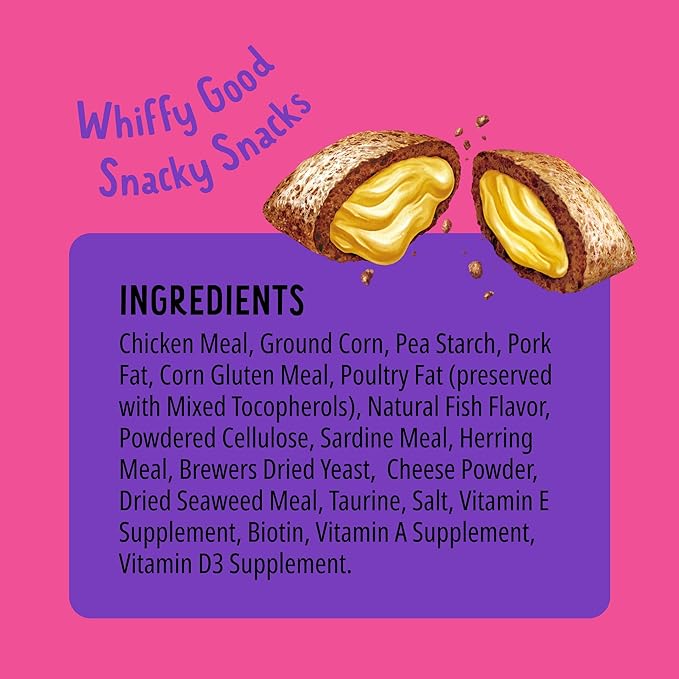 Bonkers Bites Bangin' Beef Flavor Crunchy & Soft Treats for Cats, 3oz Bag (Pack of 10)